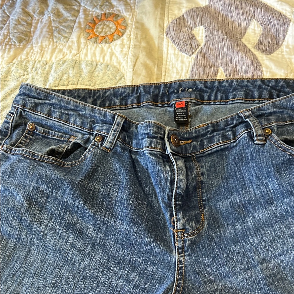 Classic Blue Denim Jeans - Blue